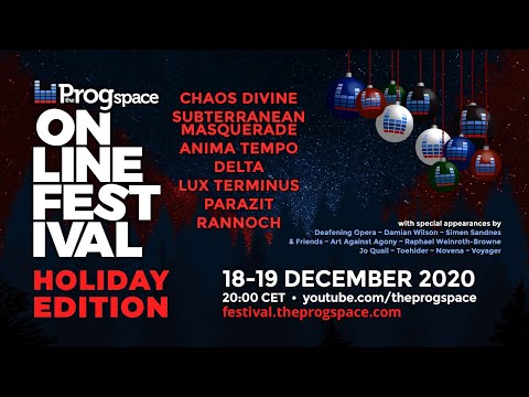 The Progspace Online Festival HOLIDAY EDITION Announcement