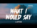 Lloyiso - What I Would Say (lyrics)