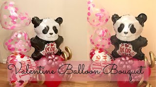 Valentine Balloon  Bouquet| DIY Balloon Bouquet Tutorial | Party Decor