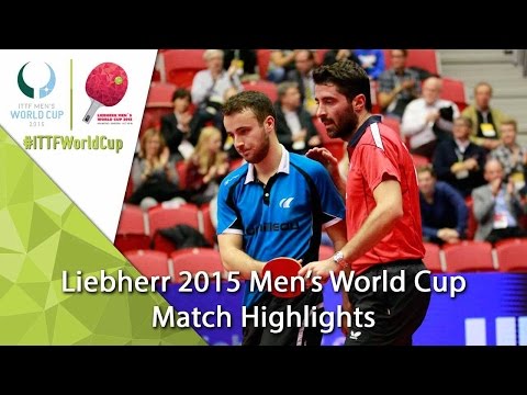 2015 Men's World Cup Highlights: GIONIS Panagiotis vs GAUZY Simon (Qual. Groups)