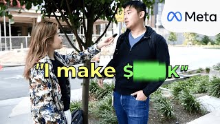 I asked Meta (Facebook) employees how much MONEY they make and how to 