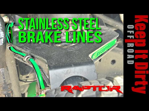 Raptor Rehab   Stainless Steel Brake Lines