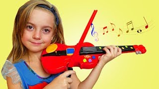 Pretend Play with Violin Music Toy &amp; Sings Songs