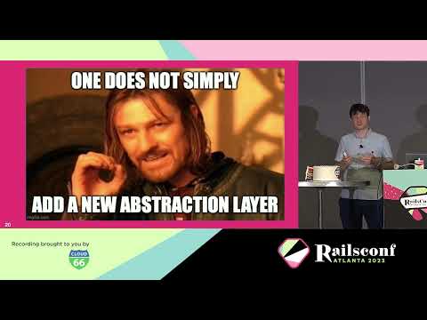 RailsConf 2023 - Rails as a piece of birthday cake by Vladimir Dementyev