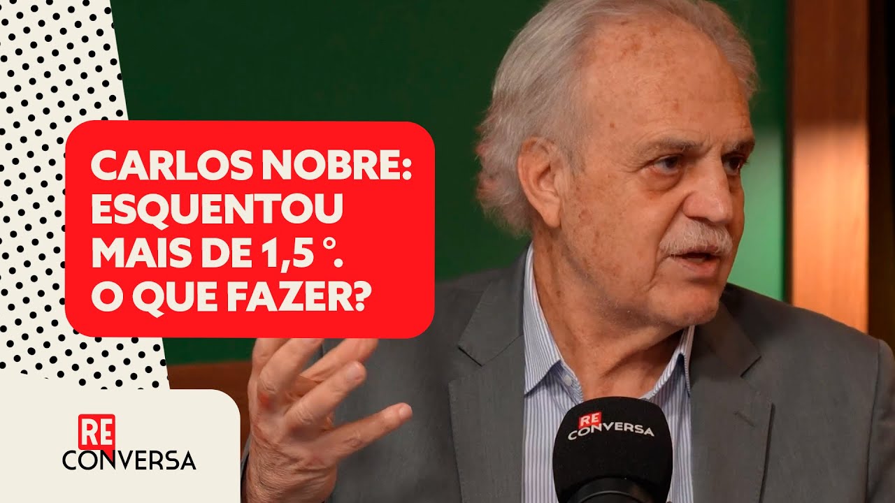 Carlos Nobre com Reinaldo e Walfrido: Temperatura subiu 1,5º. Eis a rota do fim. Mas ainda há tempo