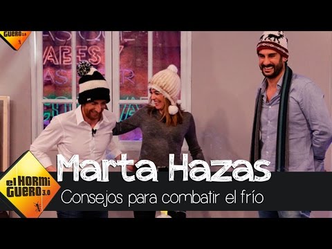 Marta Hazas nos da cinco consejos para combatir el frío del invierno - 'El Hormiguero 3.0'