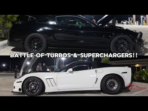 Twin Turbo Vettes | Whipple S197 GT500 | Big Turbo MK5 Supra | Whipple S650s & more go Roll Racing!