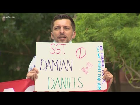 Family of Texas man killed by deputies during welfare check demands reform at nighttime vigil