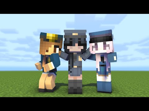 MONSTER SCHOOL : CHICKEN WING MEME 'POLICE-GIRL' - MINECRAFT ANIMATION