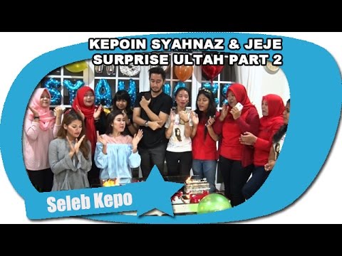 ROMANTISNYA JEJE KASIH KEJUTAN SPESIAL ULTAH SYAHNAZ SADIQAH