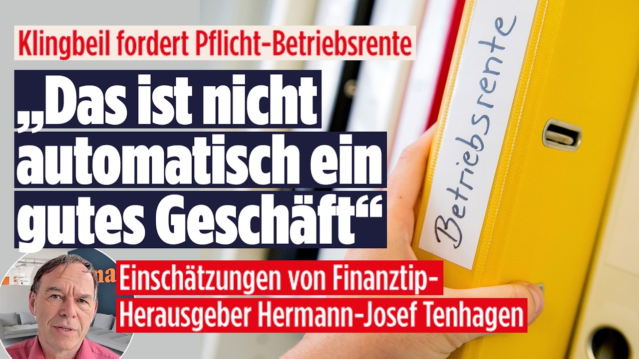Renten-Hammer: Klingbeil fordert Pflicht-Betriebsrente – Das erwartet Arbeitnehmer | Vertraulich