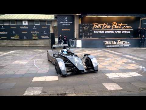 Mika Hakkinen Doing Doughnuts in a Caparo T1