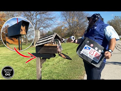 My Crazy Mailman SMASHED my Mailbox!! So I Built a Better one // DIY Project with FREE Plans