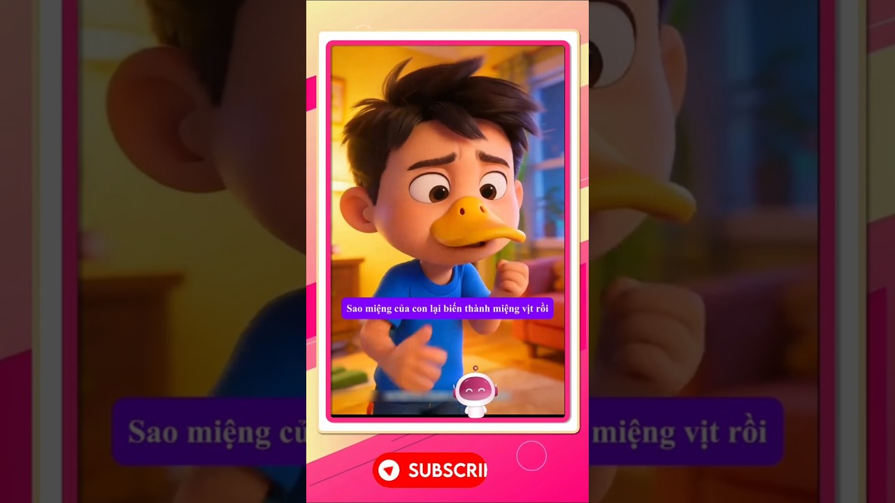 Sao lại biến thành miệng vịt?