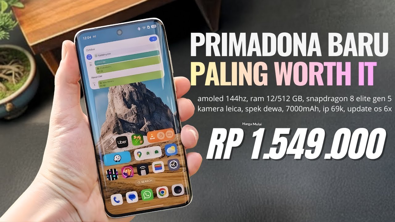 BARU RILIS LANGSUNG LUDES‼️7000mAh, RAM 12/512GB, LEICA CAMERA - HP TERLARIS TERBAIK AWAL TAHUN 2026