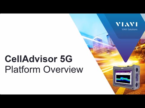 Video: VIAVI CellAdvisor 5G