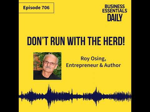 Don’t run with the herd!