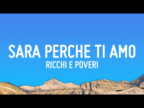 Ricchi E Poveri - Sara Perche Ti Amo