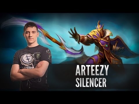 Team Secret Arteezy Silencer ranked gameplay (5k MMR smurf)