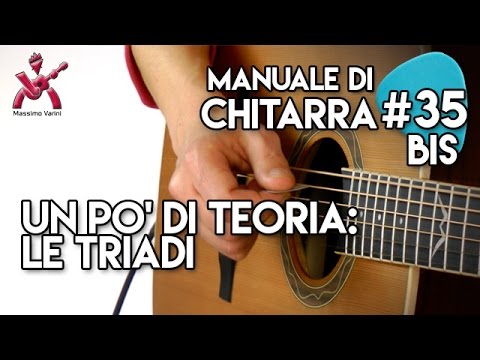Lezione 35bis - Un po' di teoria: le triadi - Nuovo Manuale Completo di Chitarra Varini