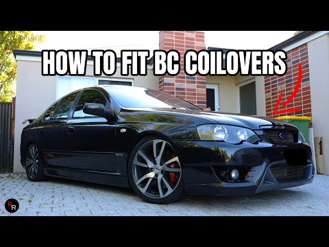 Installing BC Racing Coilovers on my BF F6 Typhoon!* Love a Low Falcon..