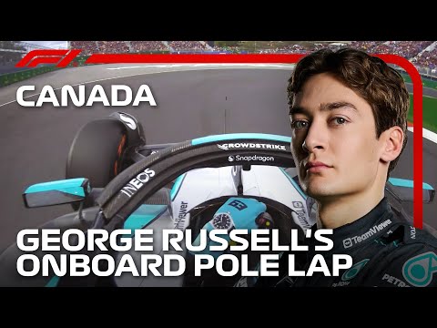 ラッセルのポールラップのオンボード映像 F1 2024 第9戦カナダGP