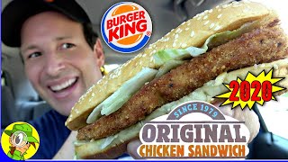 Burger King® ORIGINAL CHICKEN SANDWICH 2020 Review 💯🐔 | Peep THIS Out! 🍔👑