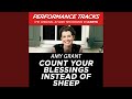 Count Your Blessings Instead Of Sheep (Performance Track In Key Of D Without Background Vocals;...