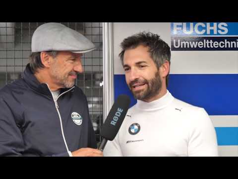 Jim Clark Revival 2019 Interview Timo Glock, Marco Werner mit BMW M1 in der Youngtimer Callange