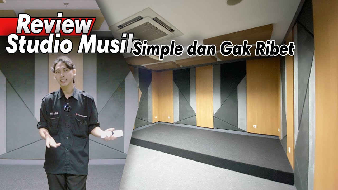 Review Studio Musik, Desain Simple dan Minimalis!