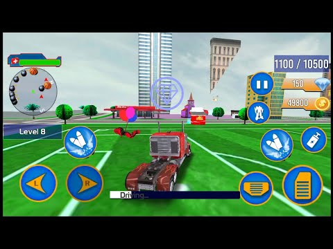 Police Truck Robot Game Dino - Android Gameplay #2