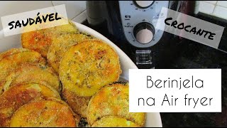BERINJELA À MILANESA NA AIR FRYER (SAUDÁVEL)