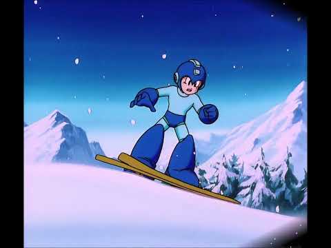 Mega Man 6 Blizzard Man Stage 90's Anime style