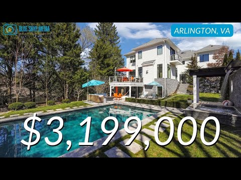 INSIDE a $3,199,000 Modern Arlington Virginia Mansion