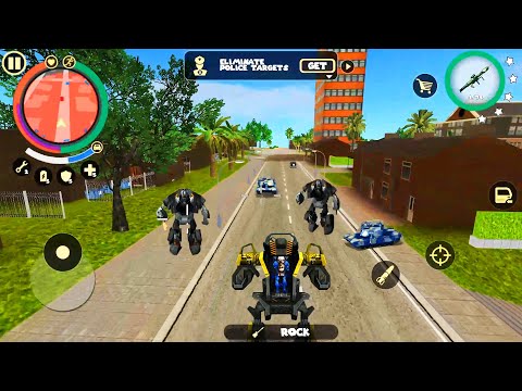 Rope Hero: Vice Town (Rope Hero Robot VS Police Robot) – #Naxeex LLC – Games Kon – Android Gameplay