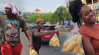 We spent the whole day selling corn in the streets | Ochi Rios