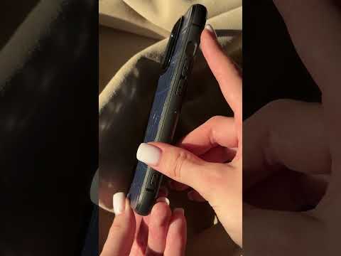 Чехол для iPhone из натуральной итальянской кожи синий - фото 1 - id-p2792148041