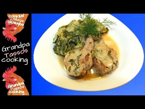 Μοσχαράκι φρικασέ αυγολέμονο