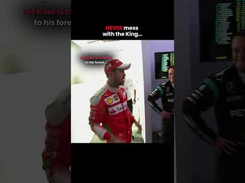 When Sebastian Vettel knocked Max Verstappen off the Formula 1 podium