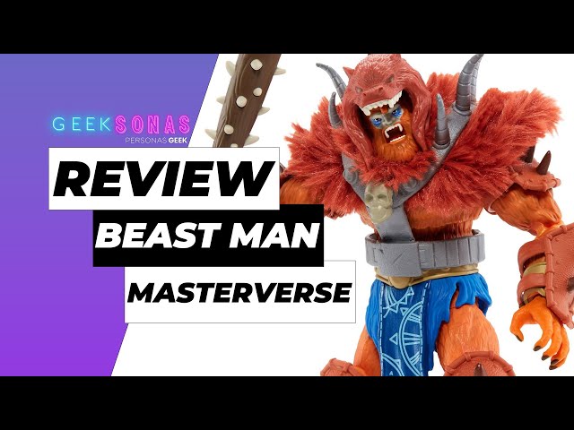 Vídeo relacionado con Masters of The Universe Beast Man Figura de acción de 13,97 cm del Villano de la película de 2026, Aspecto Fiel al Personaje, 14 Puntos de articulación y látigo, Malvado secuaz Peludo, JKH91