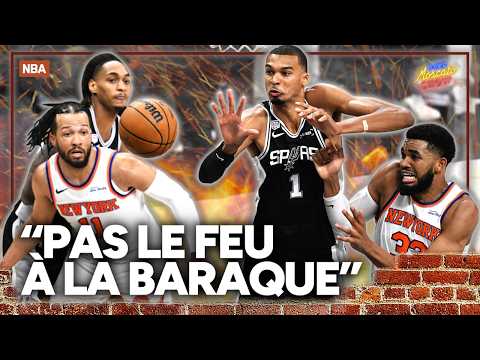 Spurs 95-105 Knicks : “Il n’y a pas LE FEU à la baraque”, explique Brun