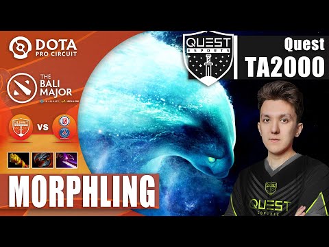 QUEST vs PSG.LGD | AMAZING TA2000'S MORPHLING CARRY HUGE COMEBACK | DOTA 2 BALI MAJOR 2023 Highlight