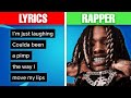 Guess The Rapper By Their Lyrics 99 9 Fail HARD Rap Quiz 2021