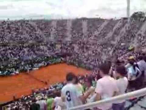Argentina gana, Copa davis 09/02/08, parque roca.