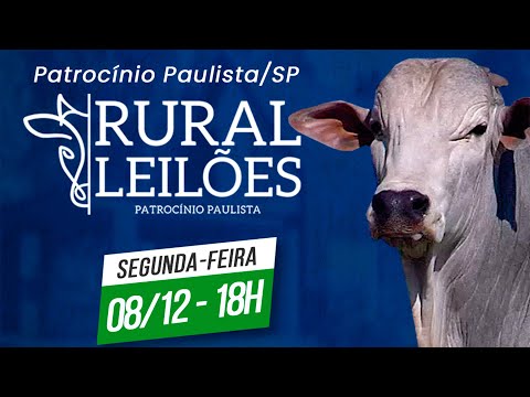 ✅📌 Leilão Virtual e Presencial Rural Leilões - Patrocínio Paulista/SP