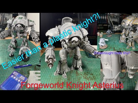 don’t be scared to build big forgeworld models | tips for success | knight asterius turns to nurgle