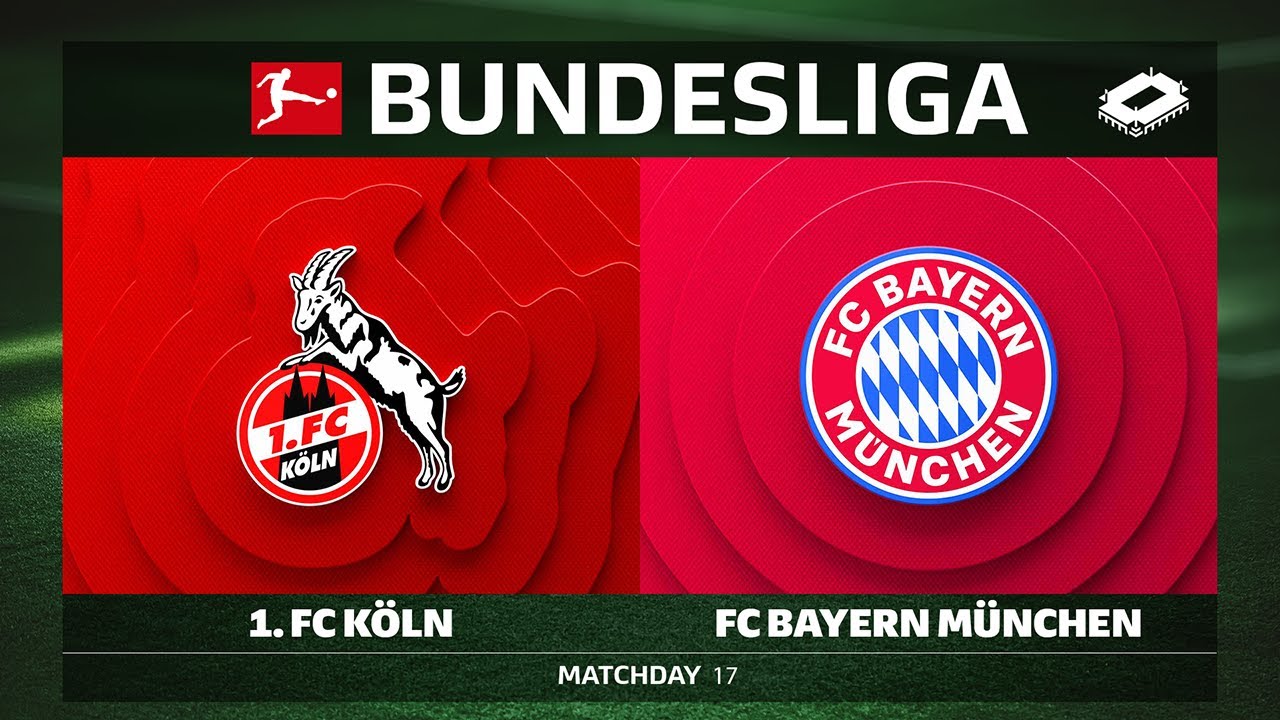 1. FC Köln vs. FC Bayern München | Matchday 17 - Bundesliga 2025/26