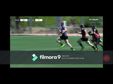 Cameron Dodson GCU Rugby 2018-20 MLR Draft film