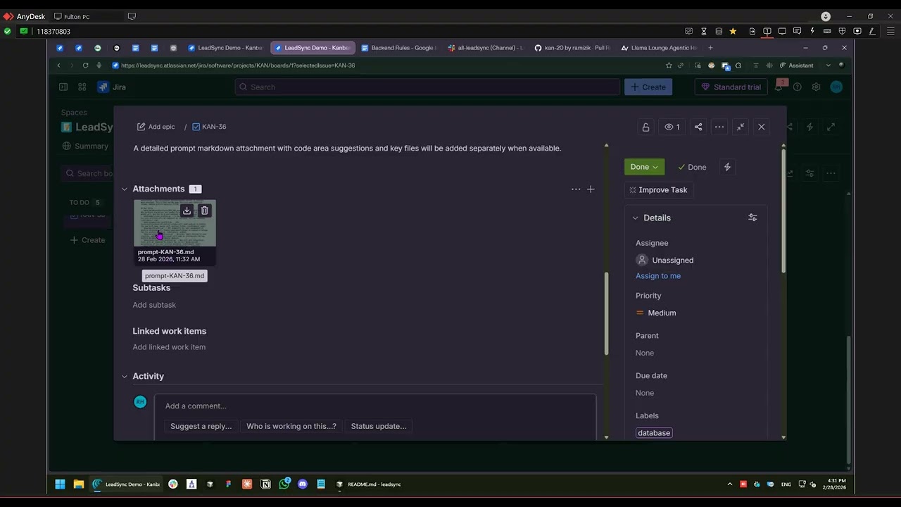 LeadSync project preview