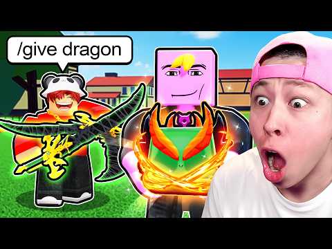 Starting Over in Blox Fruits BUT We Have ADMIN...